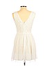 Aggie 100% Polyester Ivory Cocktail Dress Size L - photo 2