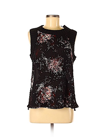Elizabeth and James Sleeveless Silk Top (view 1)