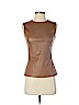 The Row 100% Leather Brown Leather Top Size 4 - photo 1