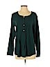 Ann Taylor LOFT Outlet 100% Polyester Green Long Sleeve Blouse Size S - photo 1