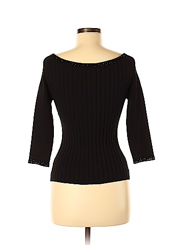 Cache 3/4 Sleeve Silk Top (view 2)