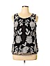 Ultra Pink Black Sleeveless Blouse Size XL - photo 1