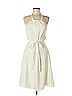 Theory 100% Viscose White Casual Dress Size 6 - photo 1
