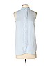 H&M 100% Polyester White Sleeveless Blouse Size 4 - photo 1
