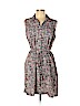 Ann Taylor LOFT 100% Polyester Pink Casual Dress Size L (petite) - photo 1