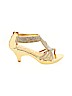Delicacy Gold Heels Size 6 - photo 1
