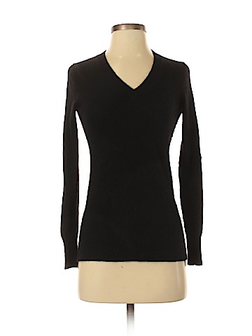 Aqua Cashmere Pullover Sweater (view 1)