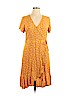 Xhilaration 100% Rayon Yellow Casual Dress Size XL - photo 1