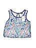 Zunie Paisley Blue Sleeveless Blouse Size 14 - photo 1