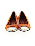 Schutz 100% Leather Orange Flats Size 7 - photo 2