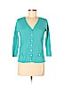 Preswick & Moore 100% Cotton Blue Cardigan Size M (petite) - photo 1