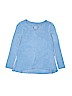 Justice Blue Long Sleeve Top Size 8 - photo 1