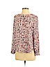 Ann Taylor LOFT Outlet 100% Polyester Red Long Sleeve Blouse Size M (petite) - photo 1