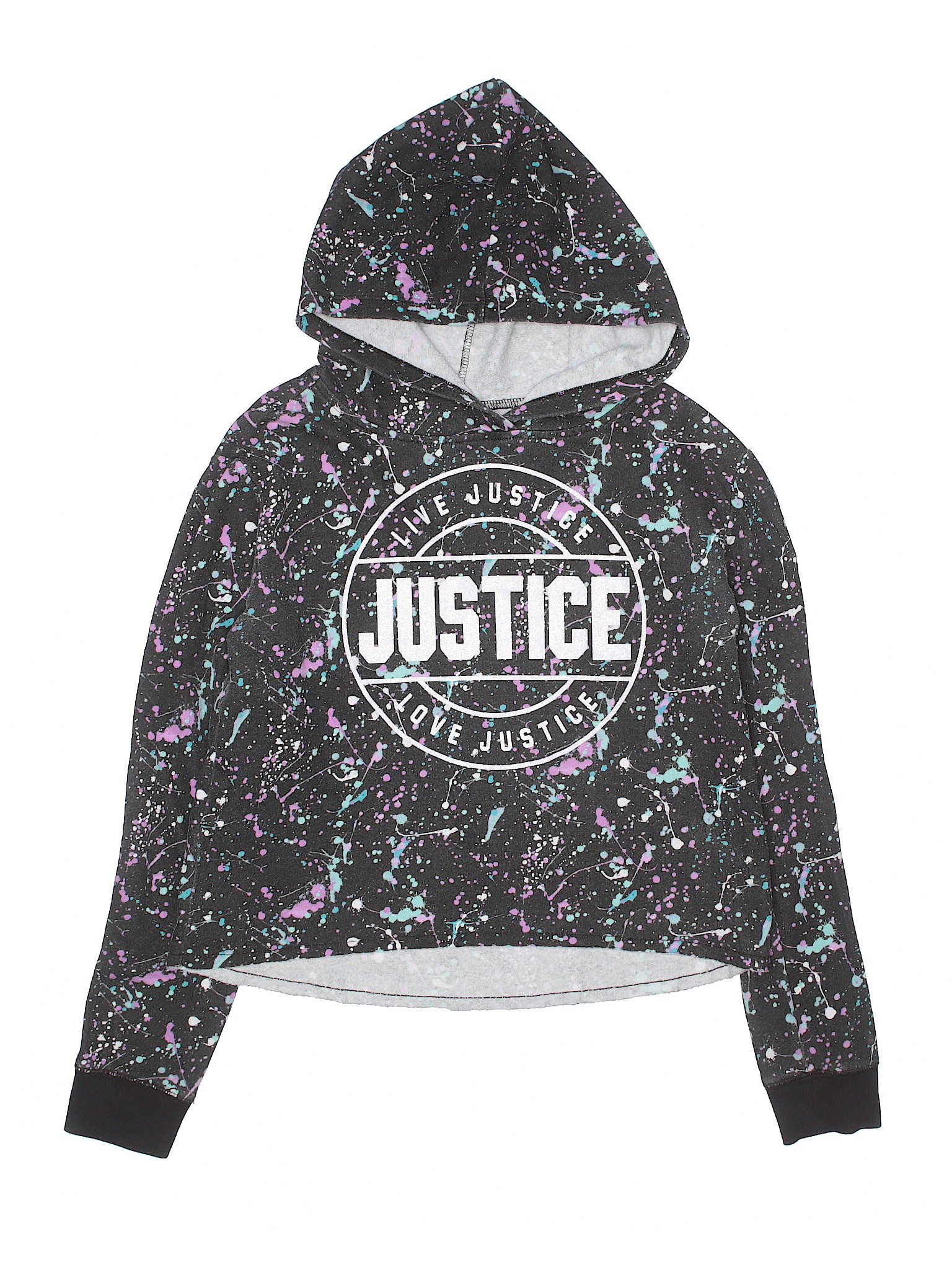 girls black pullover hoodie