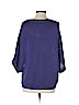 Loro Piana Purple Silk Pullover Sweater Size S - photo 2