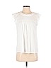 Caslon White Short Sleeve Top Size S - photo 1