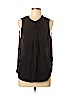 American Eagle Outfitters 100% Polyester Black Sleeveless Blouse Size L - photo 1