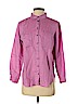Boden 100% Linen Pink Long Sleeve Button-Down Shirt Size 6 (petite) - photo 1