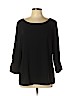 Talbots 100% Polyester Black 3/4 Sleeve Blouse Size L - photo 1