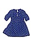 Old Navy 100% Cotton Polka Dots Blue Dress Size 2T - photo 1