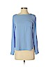 Ann Taylor LOFT 100% Polyester Blue Long Sleeve Blouse Size XS (petite) - photo 1