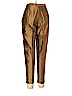 Unbranded 100% Silk Gold Dress Pants Size 10 (petite) - photo 2