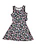Justice Floral Black Dress Size 8 - photo 1