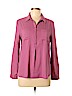Ann Taylor LOFT 100% Polyester Pink Long Sleeve Blouse Size L (petite) - photo 1