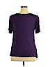 East Adeline Purple Short Sleeve Top Size 1X - photo 2