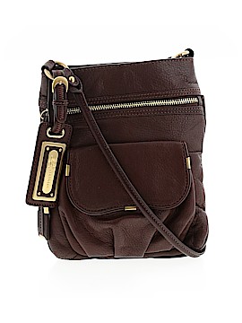 B Makowsky Leather Crossbody Bag