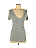 Splendid Gray Short Sleeve Top Size M - photo 1