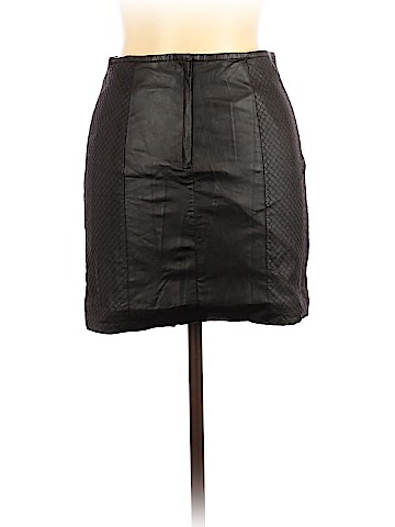 H&M Faux Leather Skirt (view 2)