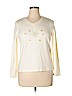 Studio Works Ivory Long Sleeve T-Shirt Size XL (petite) - photo 1