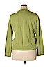 Studio Works 100% Cotton Green Cardigan Size XL (petite) - photo 2