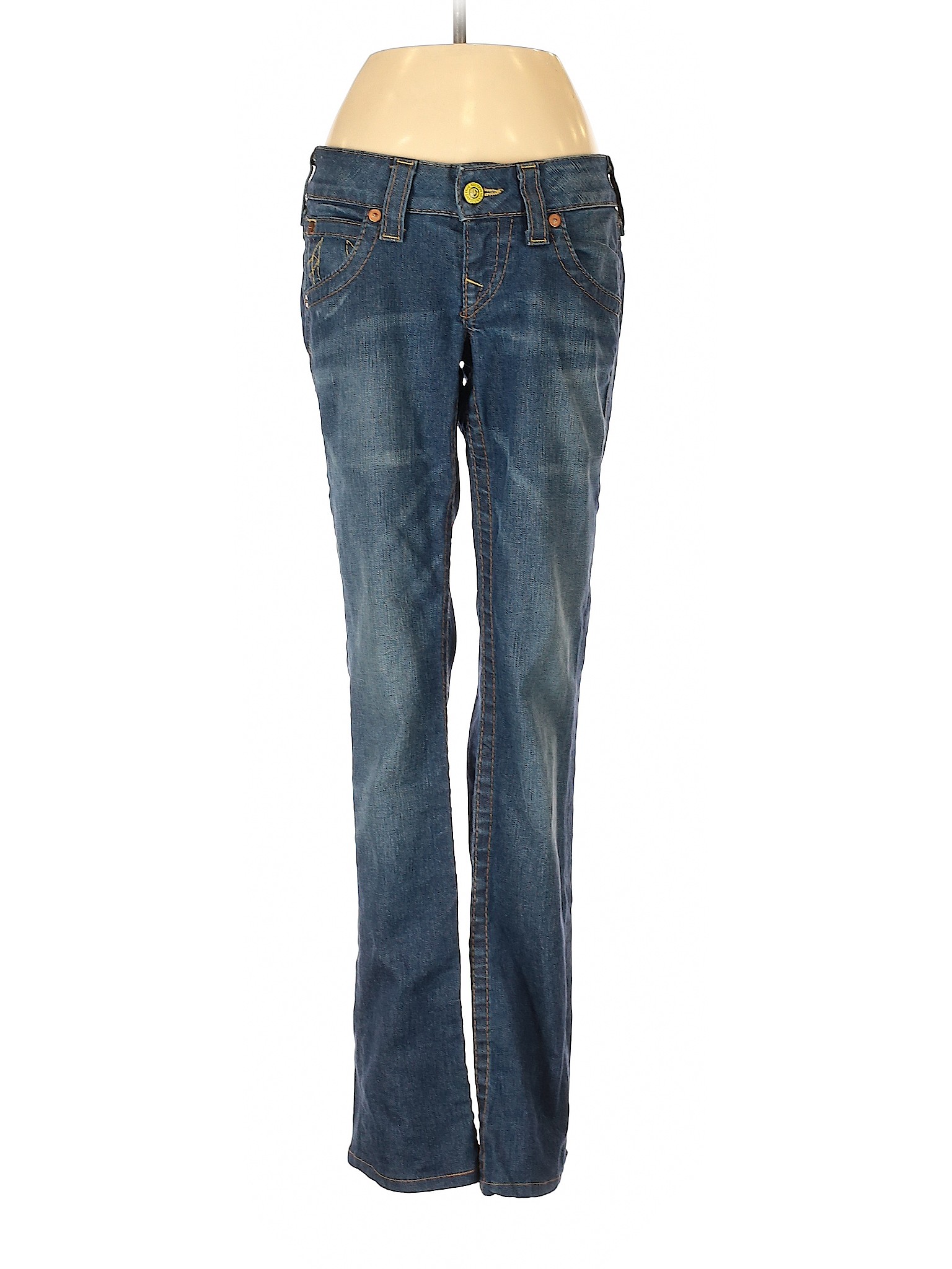 True Religion Outlet Solid Blue Jeans 26 Waist - 82% off | thredUP
