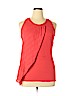 Etcetera 100% Silk Red Sleeveless Silk Top Size 10 - photo 1