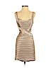 BCBGMAXAZRIA 100% Polyester Tan Cocktail Dress Size 0 - photo 1