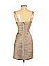 BCBGMAXAZRIA 100% Polyester Tan Cocktail Dress Size 0 - photo 2