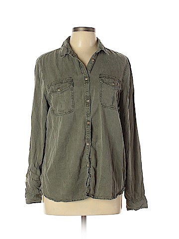 American Eagle Outfitters Long Sleeve Button-Down Shirt (view 1)