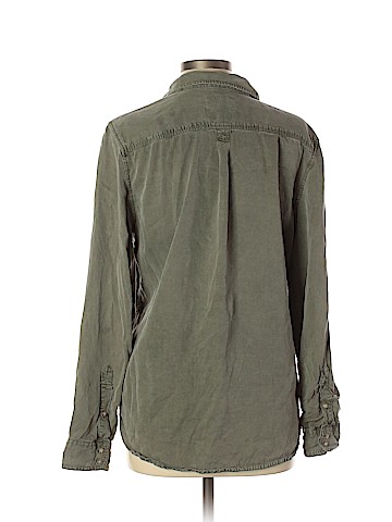 American Eagle Outfitters Long Sleeve Button-Down Shirt (view 2)
