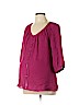 Liquid New York for A Pea In The Pod Pink 3/4 Sleeve Blouse Size M - photo 1