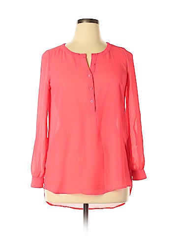 Candie's Long Sleeve Blouse (view 1)