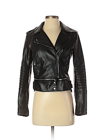 Zara Faux Leather Jacket (view 1)