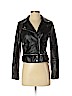 Zara Black Faux Leather Jacket Size S - photo 1