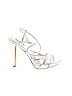 Badgley Mischka Silver Heels Size 9 - photo 1