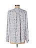 dalia 100% Polyester Blue Long Sleeve Blouse Size M - photo 2