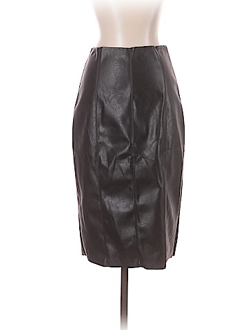 Lulu's Faux Leather Skirt (view 1)