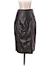 Lulu's Black Faux Leather Skirt Size S - photo 1