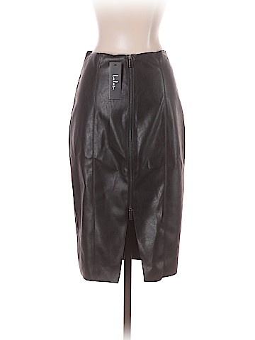 Lulu's Faux Leather Skirt (view 2)