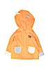 Patagonia 100% Polyester Solid Orange Zip Up Hoodie Size 3-6 mo - photo 1